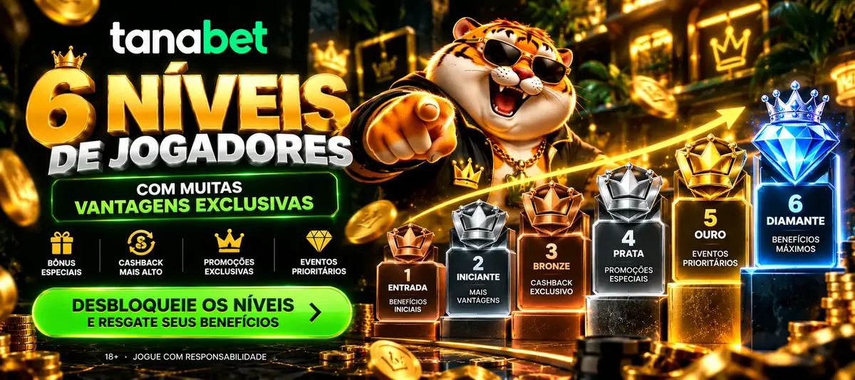 6 níveis de jogadores
